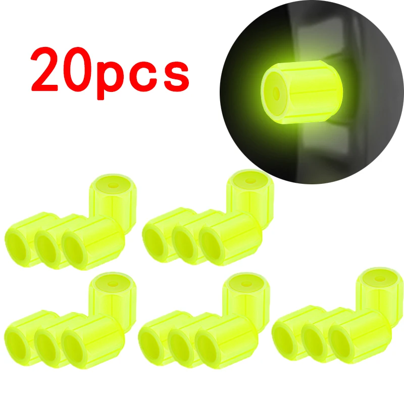 Luminous Tire Valve Caps 6 Colors