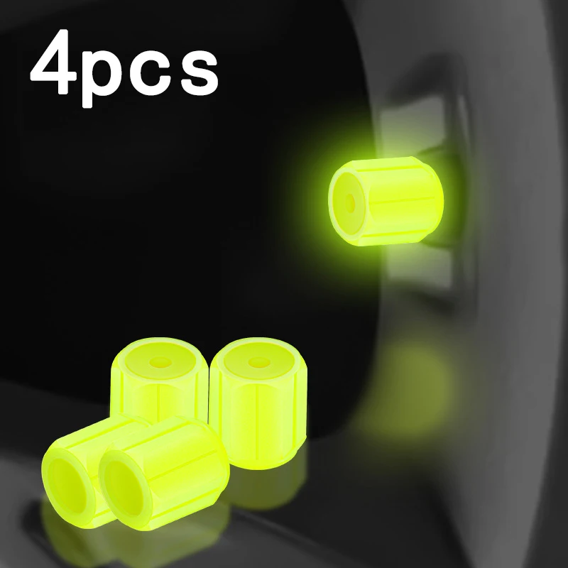 Luminous Tire Valve Caps 6 Colors