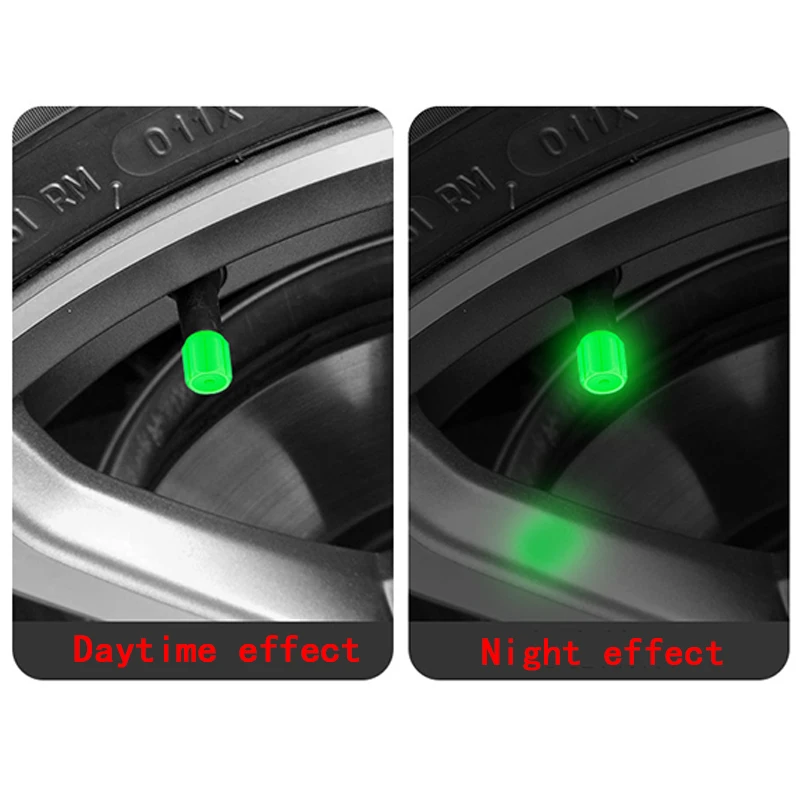 Luminous Tire Valve Caps 6 Colors