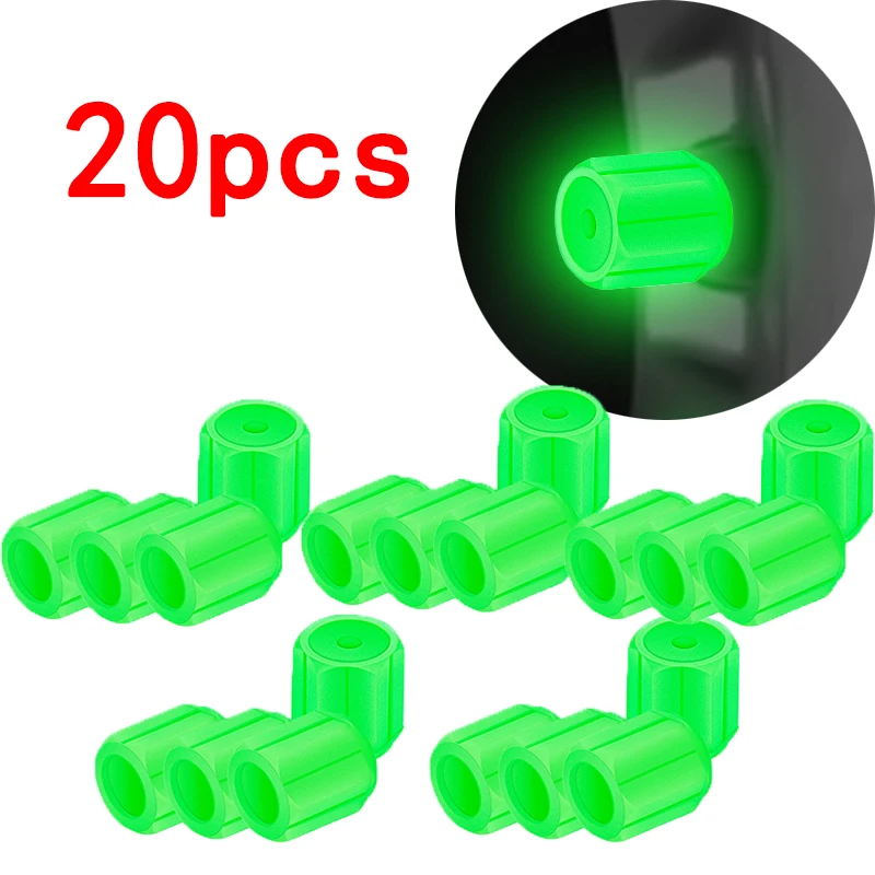 Luminous Tire Valve Caps 6 Colors