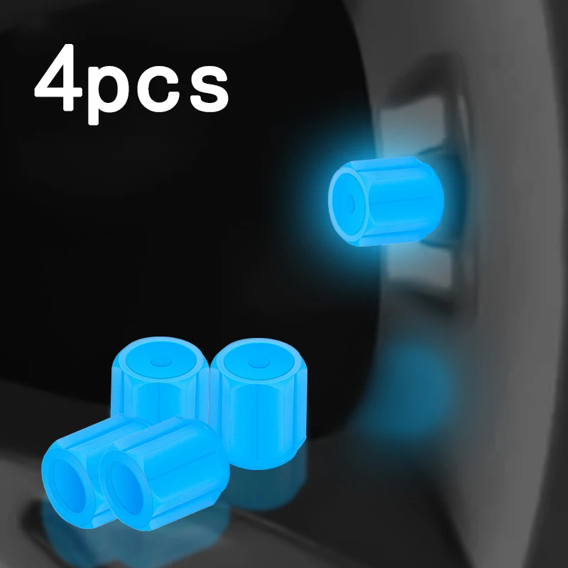 Luminous Tire Valve Caps 6 Colors