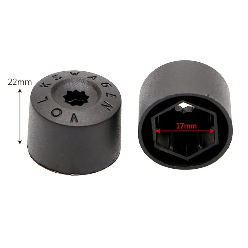 20Pcs Car Wheel Cover Hub Nut Bolt Covers Cap 17mm
