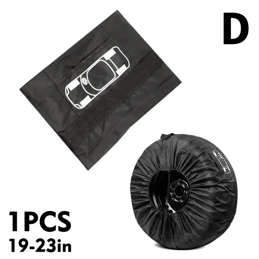 1PCS Car Spare Tire Cover Case Polyester Auto Wheel Tire Storage Bags
