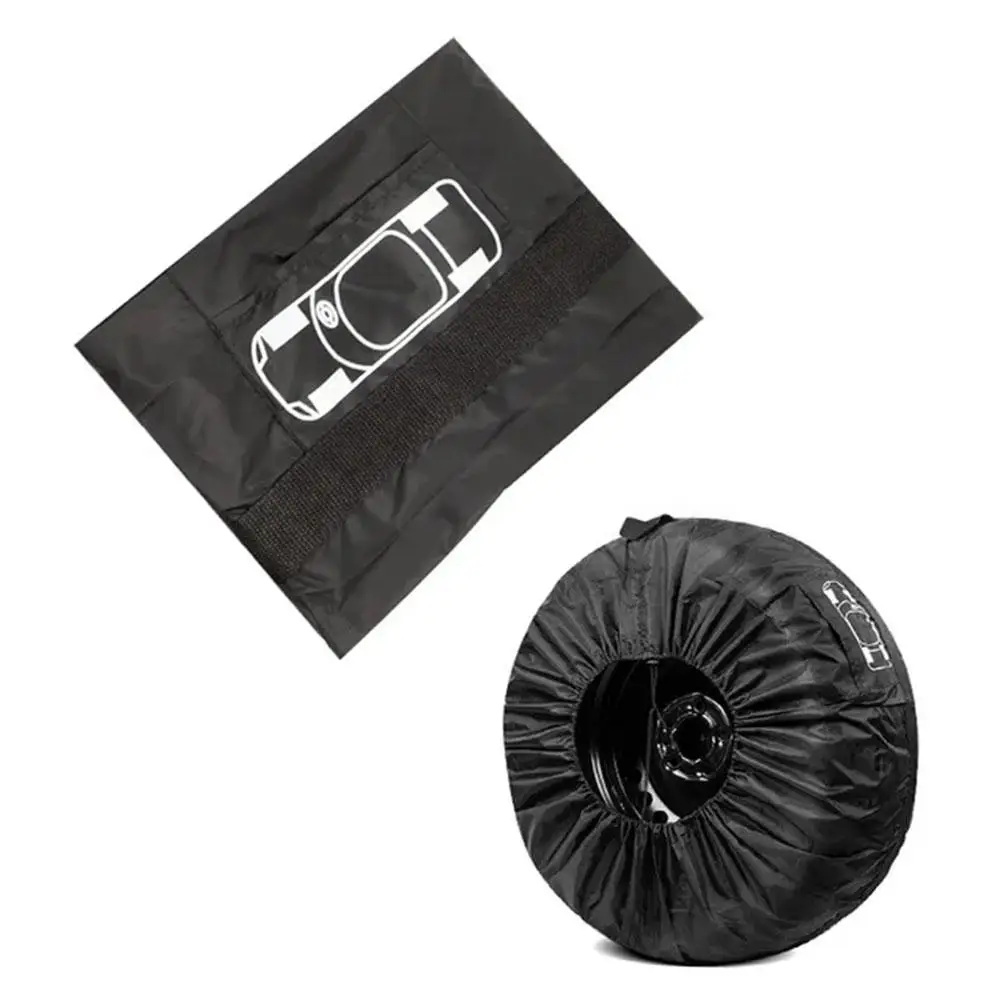 1PCS Car Spare Tire Cover Case Polyester Auto Wheel Tire Storage Bags