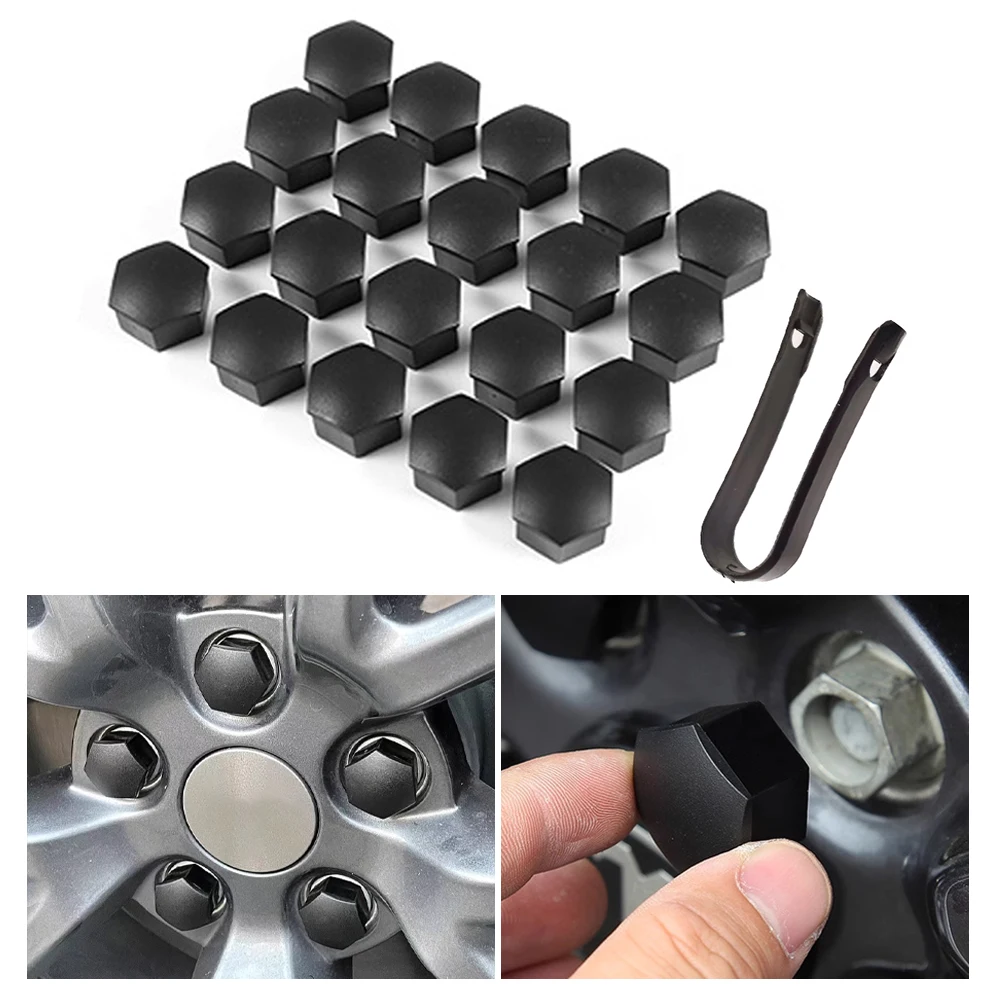 20Pcs/Set Car Wheel Hub Caps Nut Cover Wheel Tire