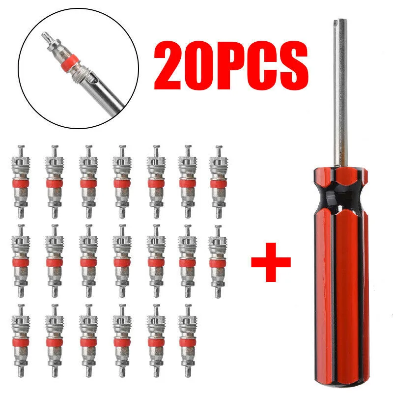 20pcs Car Tire Valve Core Removal Tools 20pcs Car Tire Valve Core Removal Tools