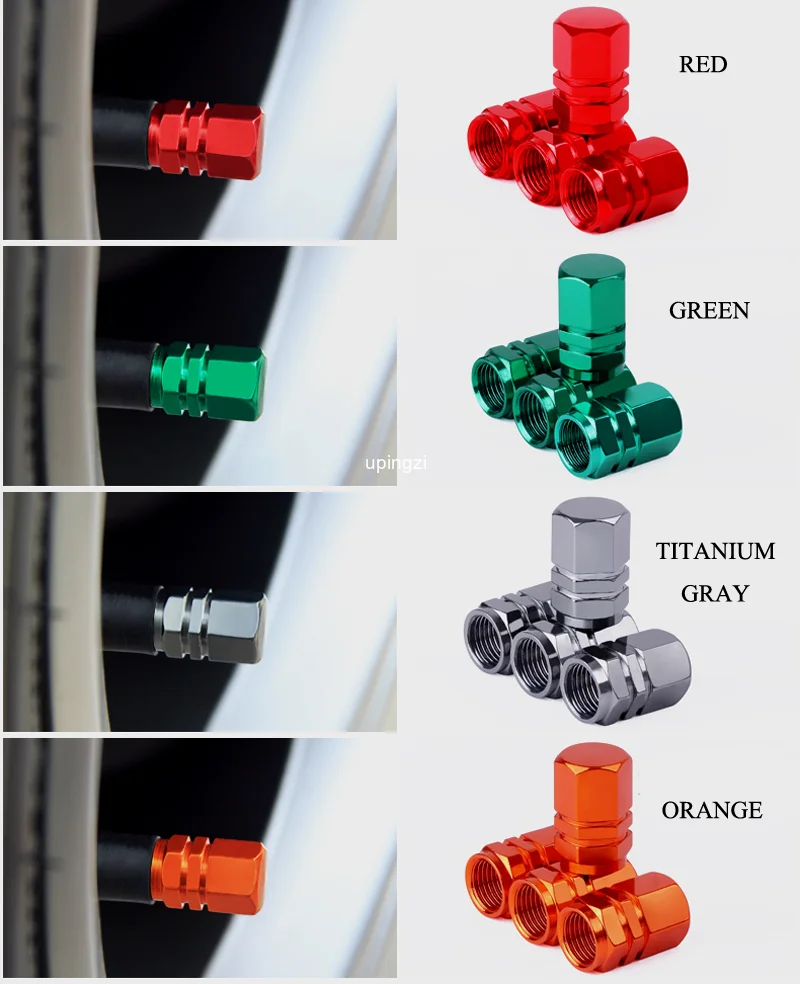 Aluminum Alloy Car Wheel Tire Valve Caps Aluminum Alloy Car Wheel Tire Valve Caps