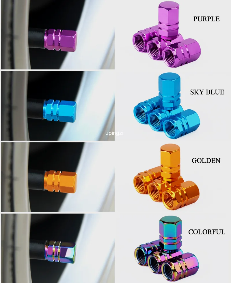 Aluminum Alloy Car Wheel Tire Valve Caps Aluminum Alloy Car Wheel Tire Valve Caps