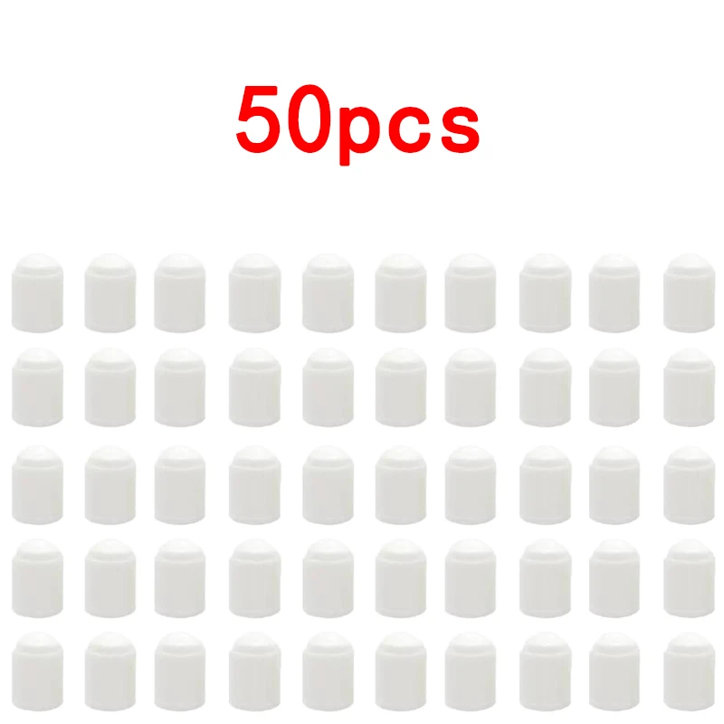 50Pcs White