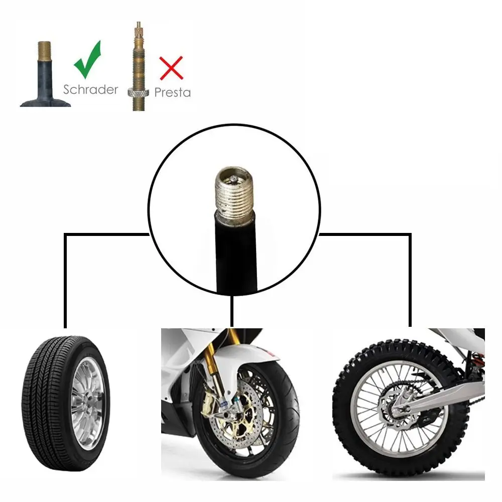 4Pcs/Set Universal Bicycle Motorbike Car Tire Valve 4Pcs/Set Universal Bicycle Motorbike Car Tire Valve
