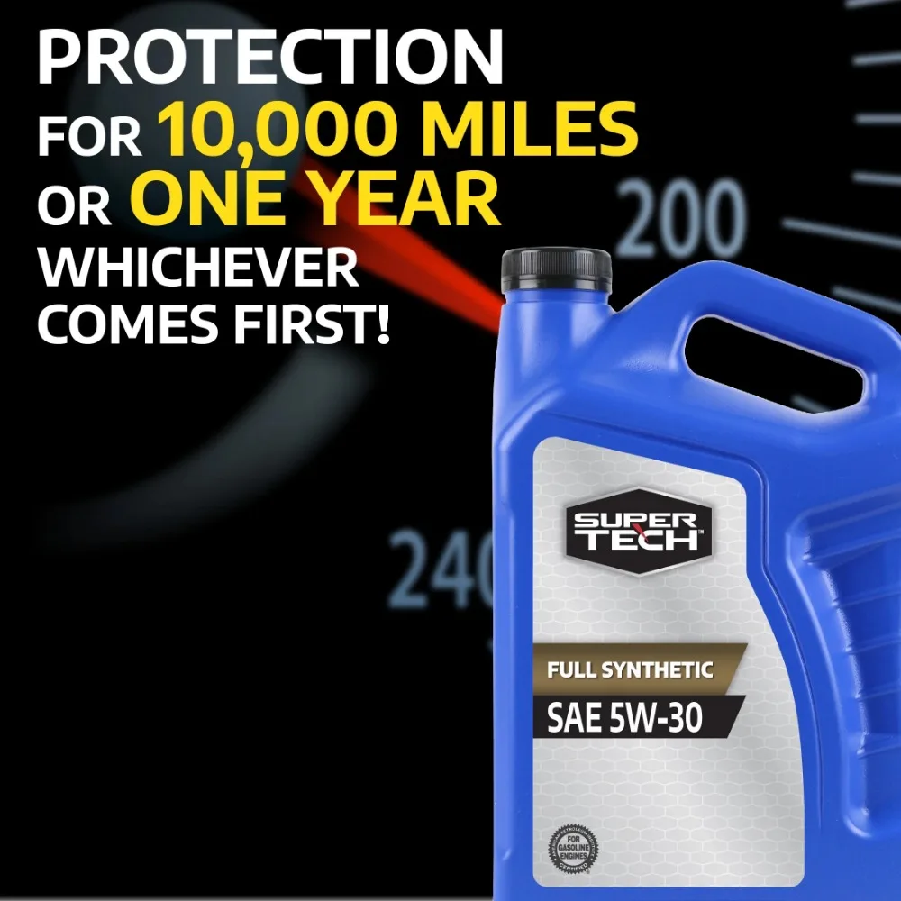 Full Synthetic SAE 5W-30 Motor Oil 5 Quarts High-performance formulation