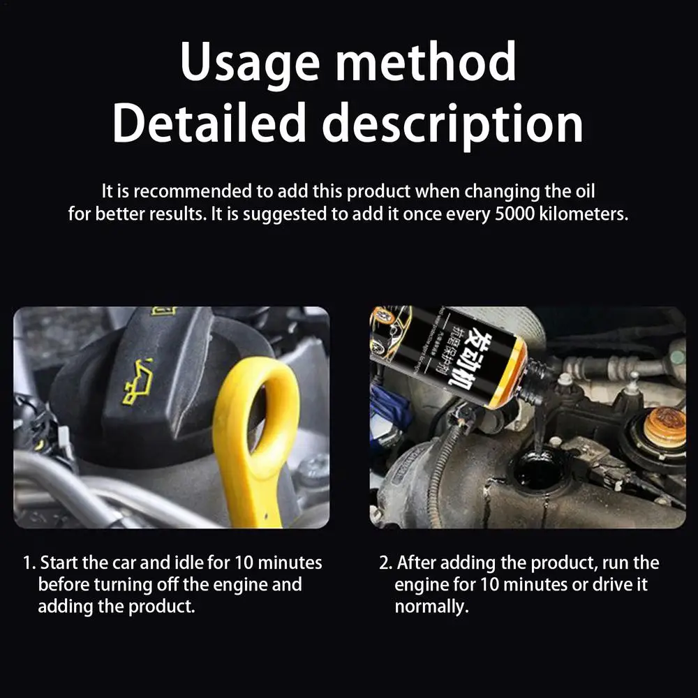 Engine Restorer & Lubricant 100ML Metal Conditioner Heavy Duty Advanced Motor Oil