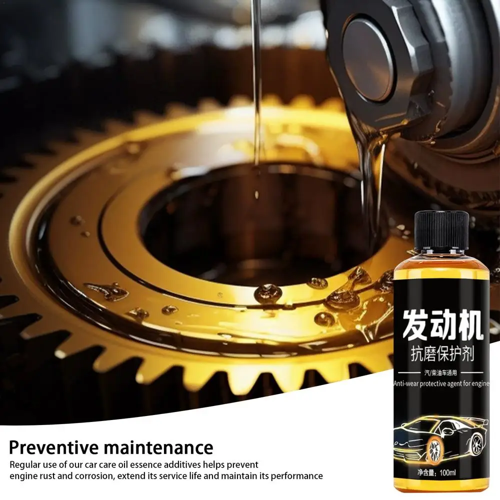 Engine Restorer & Lubricant 100ML Metal Conditioner Heavy Duty Advanced Motor Oil