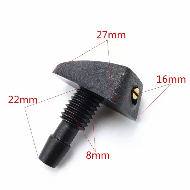 2Pcs Car Windshield Wiper Washer Spray