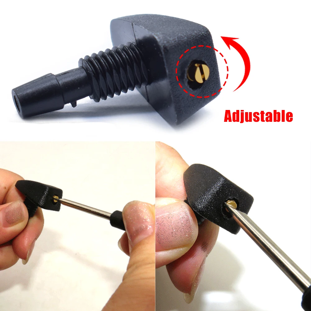2Pcs Car Windshield Wiper Washer Spray