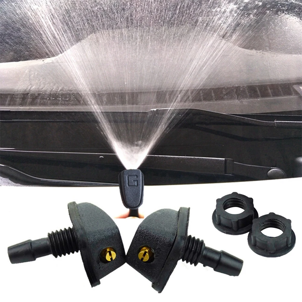 2Pcs Car Windshield Wiper Washer Spray