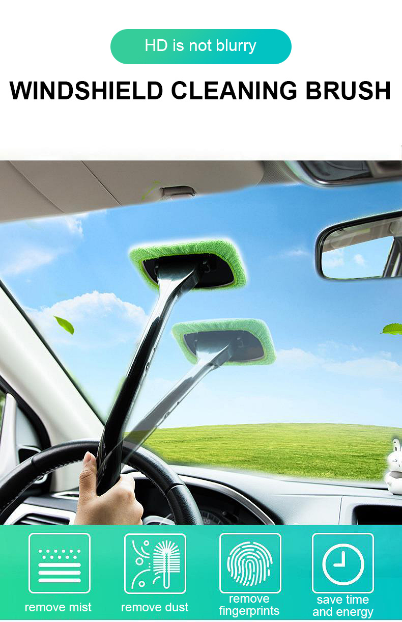 Car Windshield Defogging, Wiping, Cleaning Brush