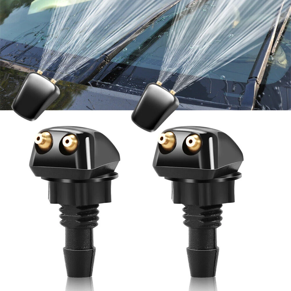 2 Pcs Car Dual Holes Windshield Wipers