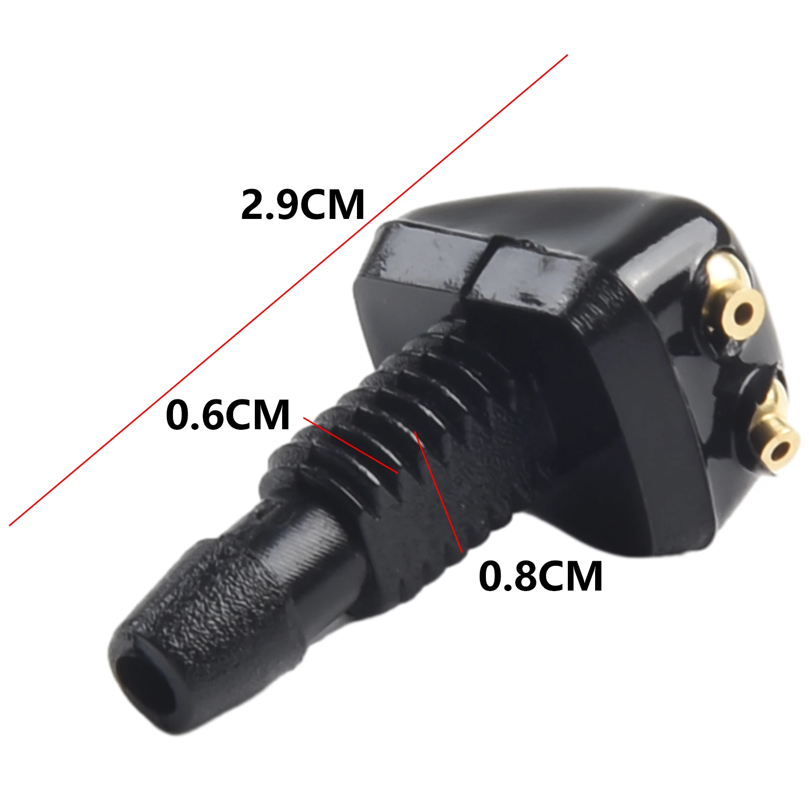 2 Pcs Car Dual Holes Windshield Wipers