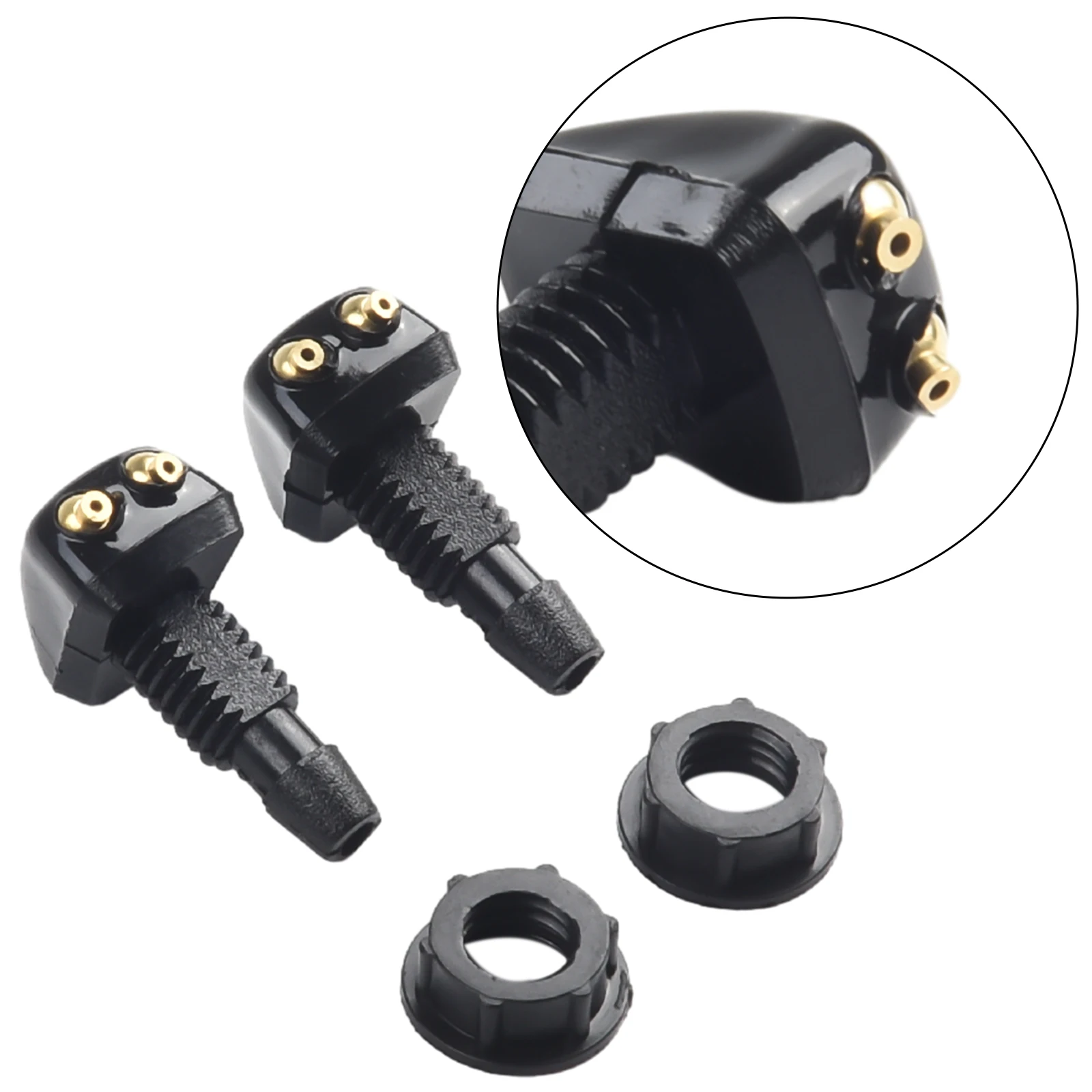 2 Pcs Car Dual Holes Windshield Wipers