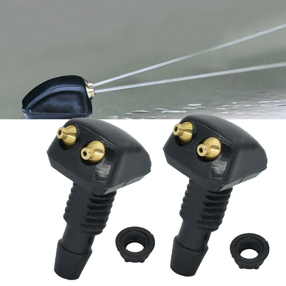 2 Pcs Car Dual Holes Windshield Wipers