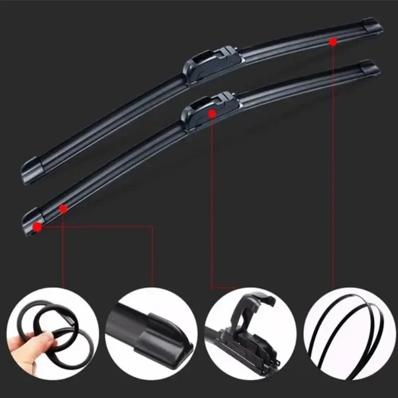 Universal Soft Rubber Frameless Bracketless Car Wipers Universal Soft Rubber Frameless Bracketless Car Wipers