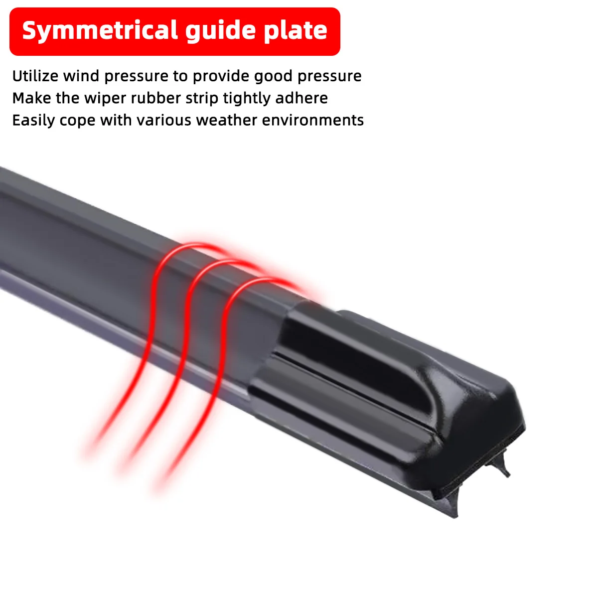 1PC Universal double rubber strip