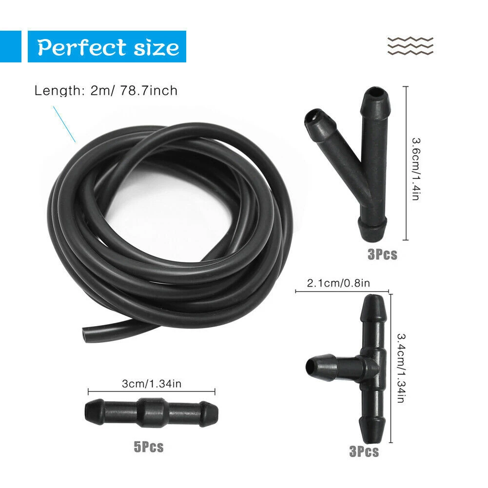 2m Car Windshield Wipers Washer Hose Automotive Car Wiper Blade 2m Car Windshield Wipers Washer Hose Automotive Car Wiper Blade