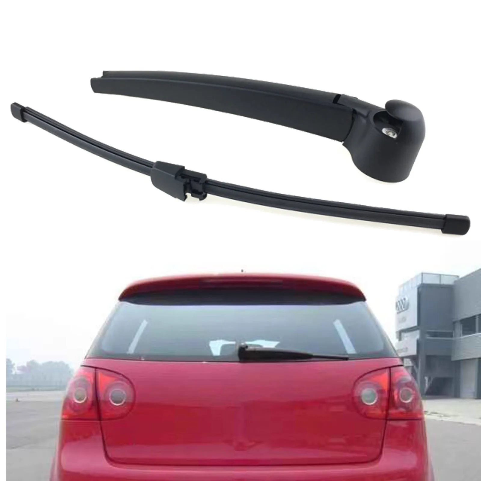 Rear Windshield Windscreen Washer Wiper Arm Blade Set Rear Windshield Windscreen Washer Wiper Arm Blade Set
