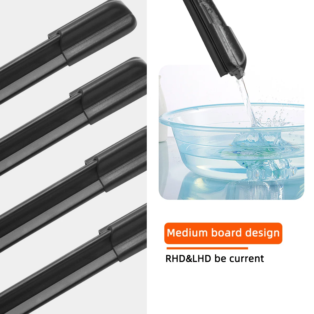Universal Generic Front Wiper Blade Rubber