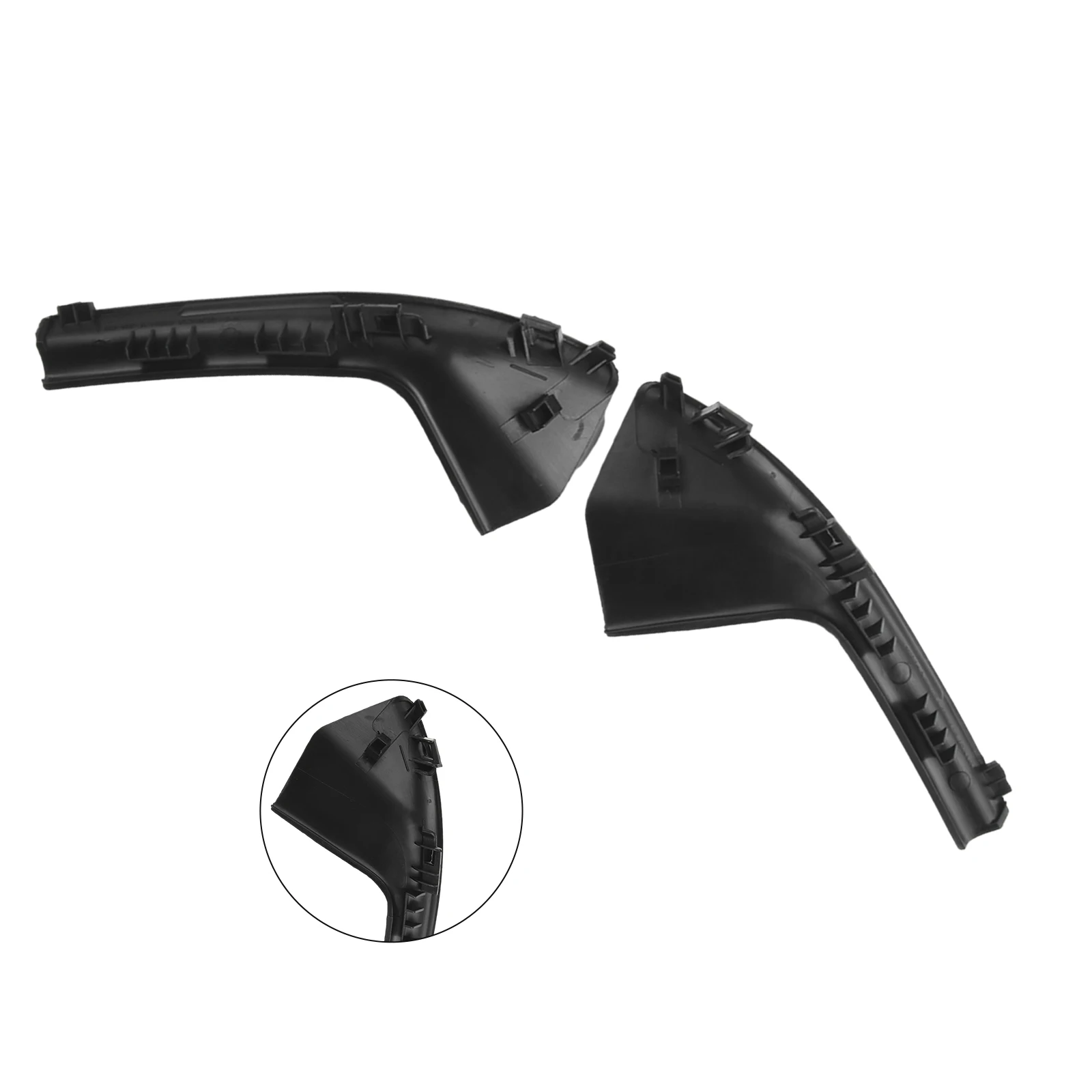 Front Windshield Wipers Side Trim Covers