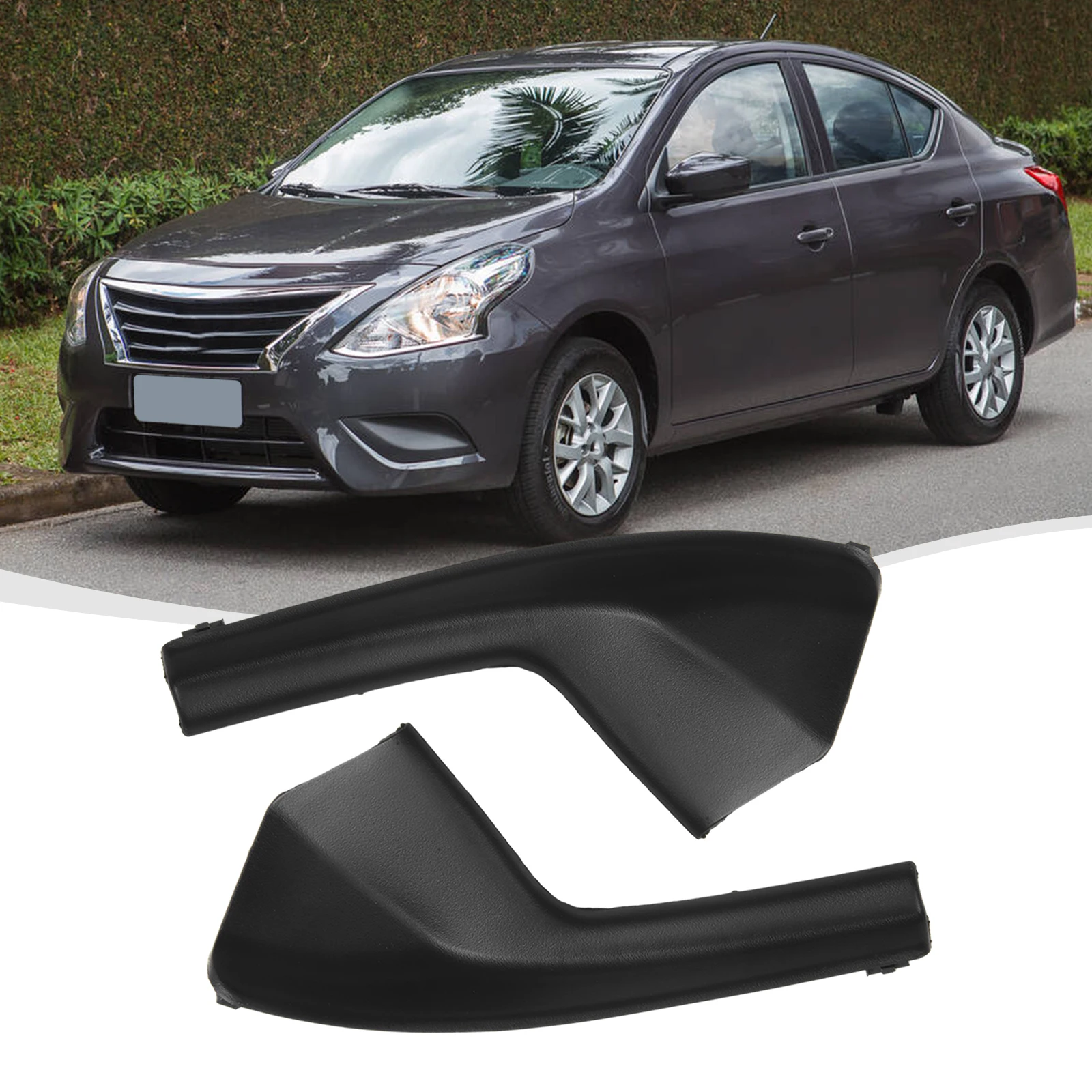 Front Windshield Wipers Side Trim Covers