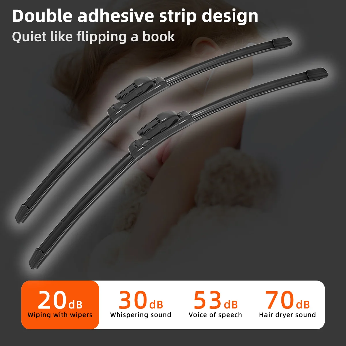1PC car windshield front wiper blade