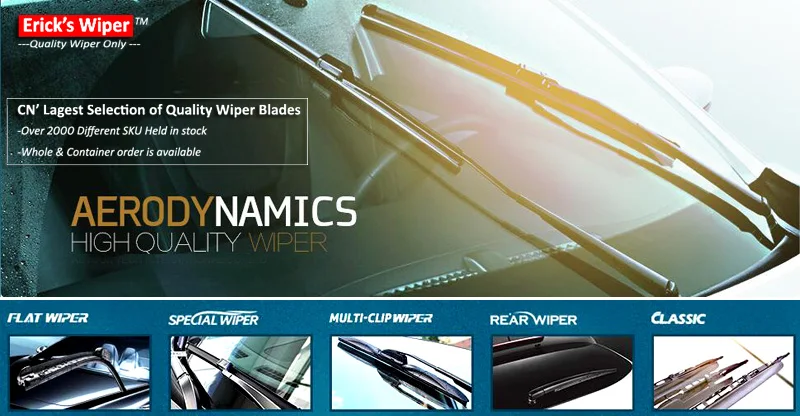 Erick's Wiper 2Pcs/lot Front Windshield Wiper Washer Jet