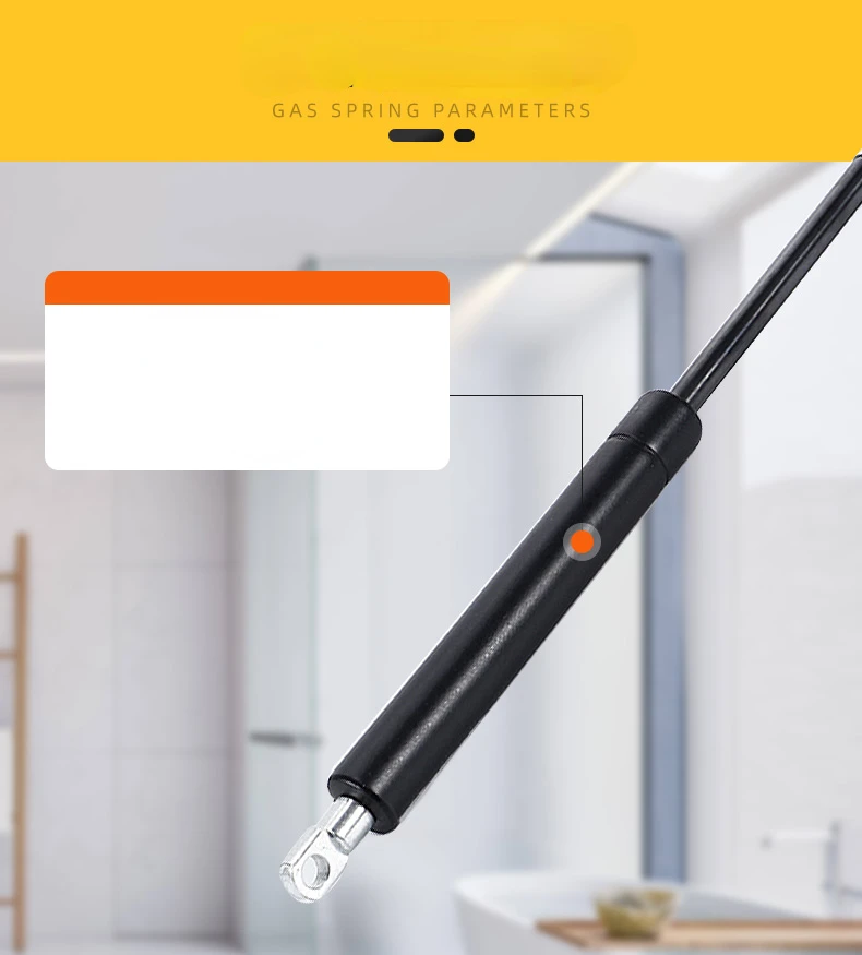 Gas Struts with Steel Eyes Ends Shock Absorbers