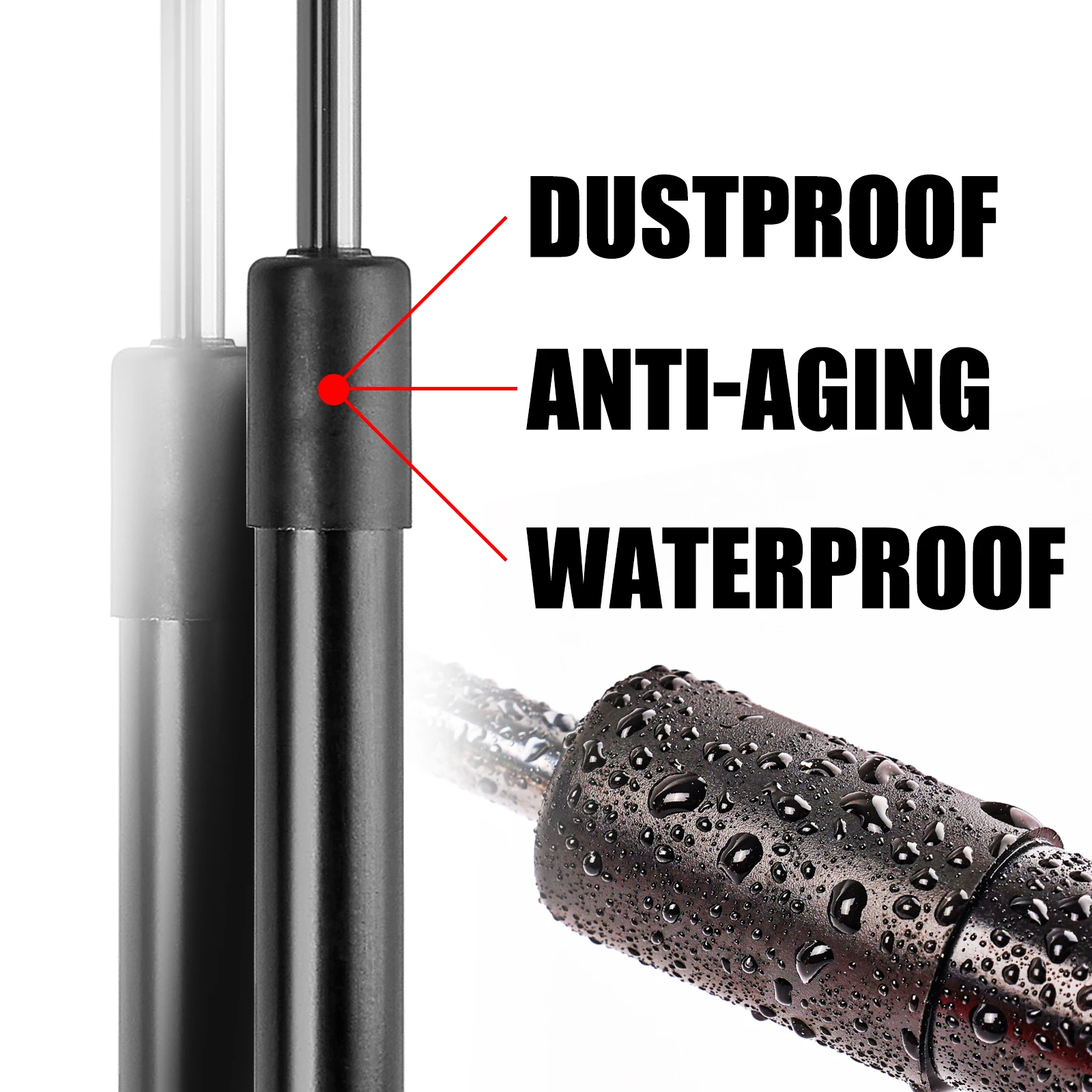 Left Right Tailgate Struts Slow Down Shocks Rear Door Holders Supports Arm Rod