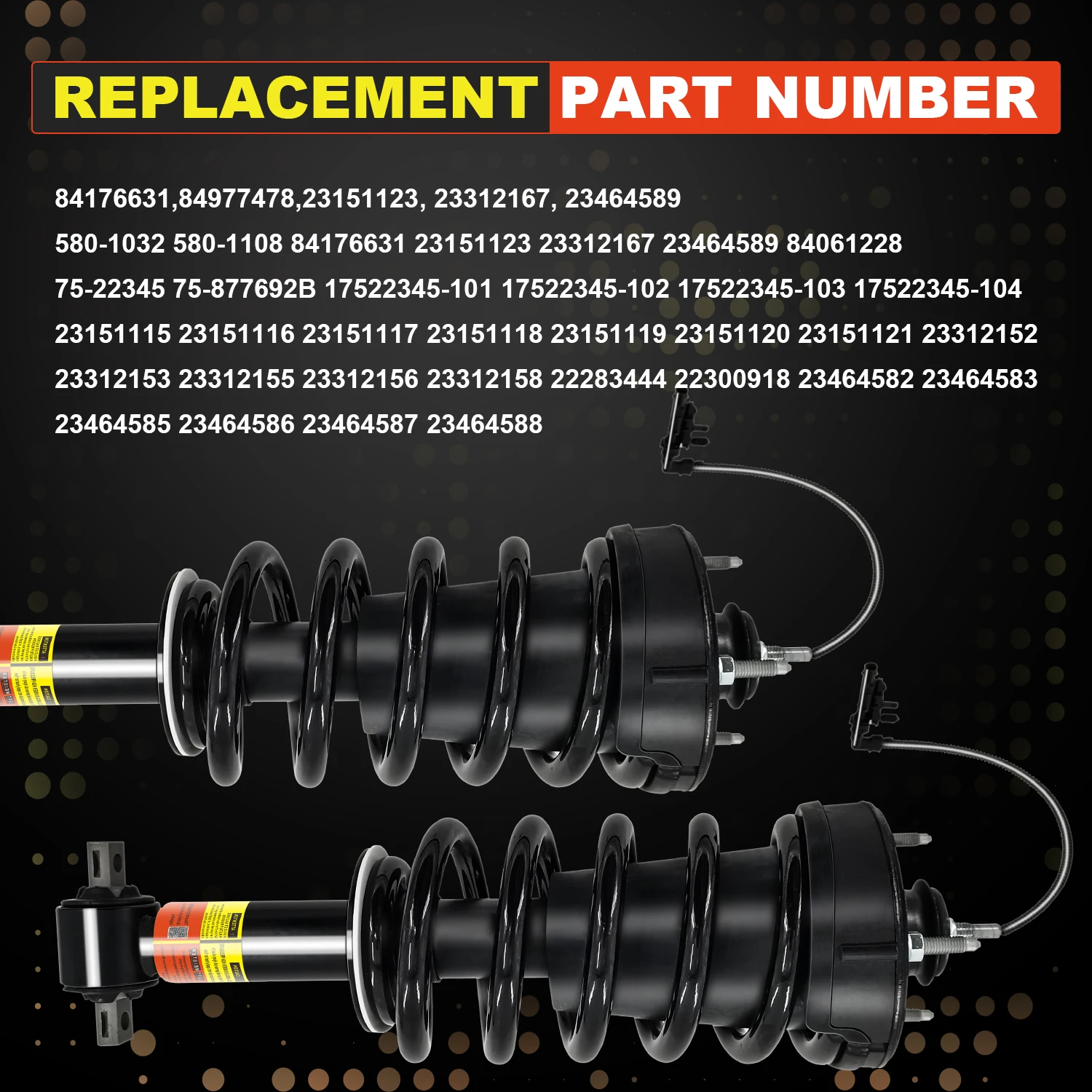 Two Pcs Front Magnetic Shocks Absorber