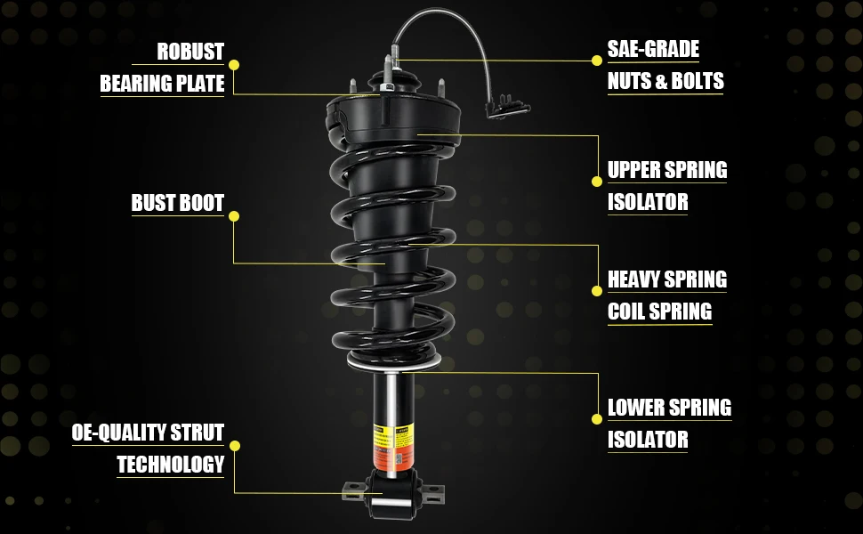 Two Pcs Front Magnetic Shocks Absorber