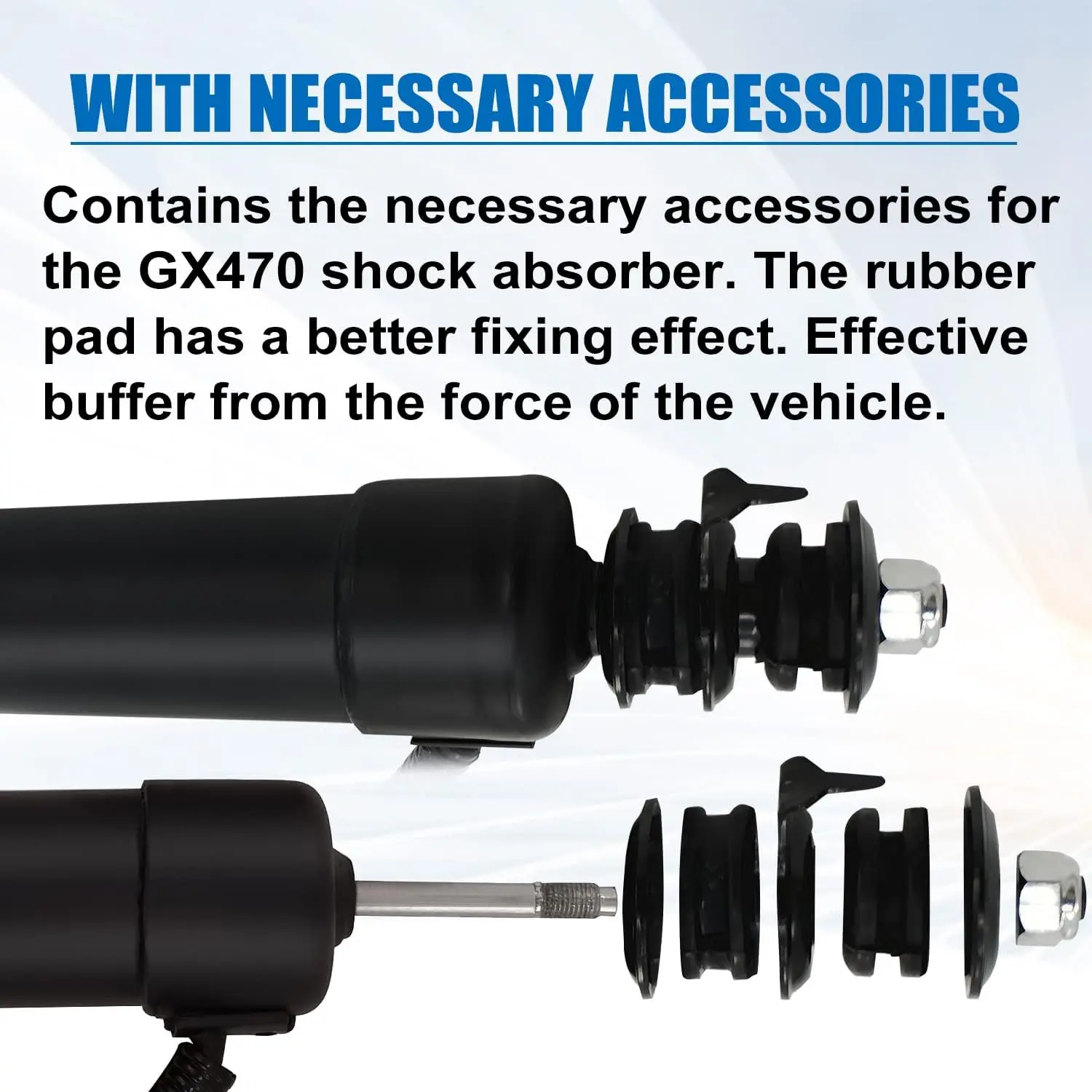 2pcs Rear Shock Absorbers