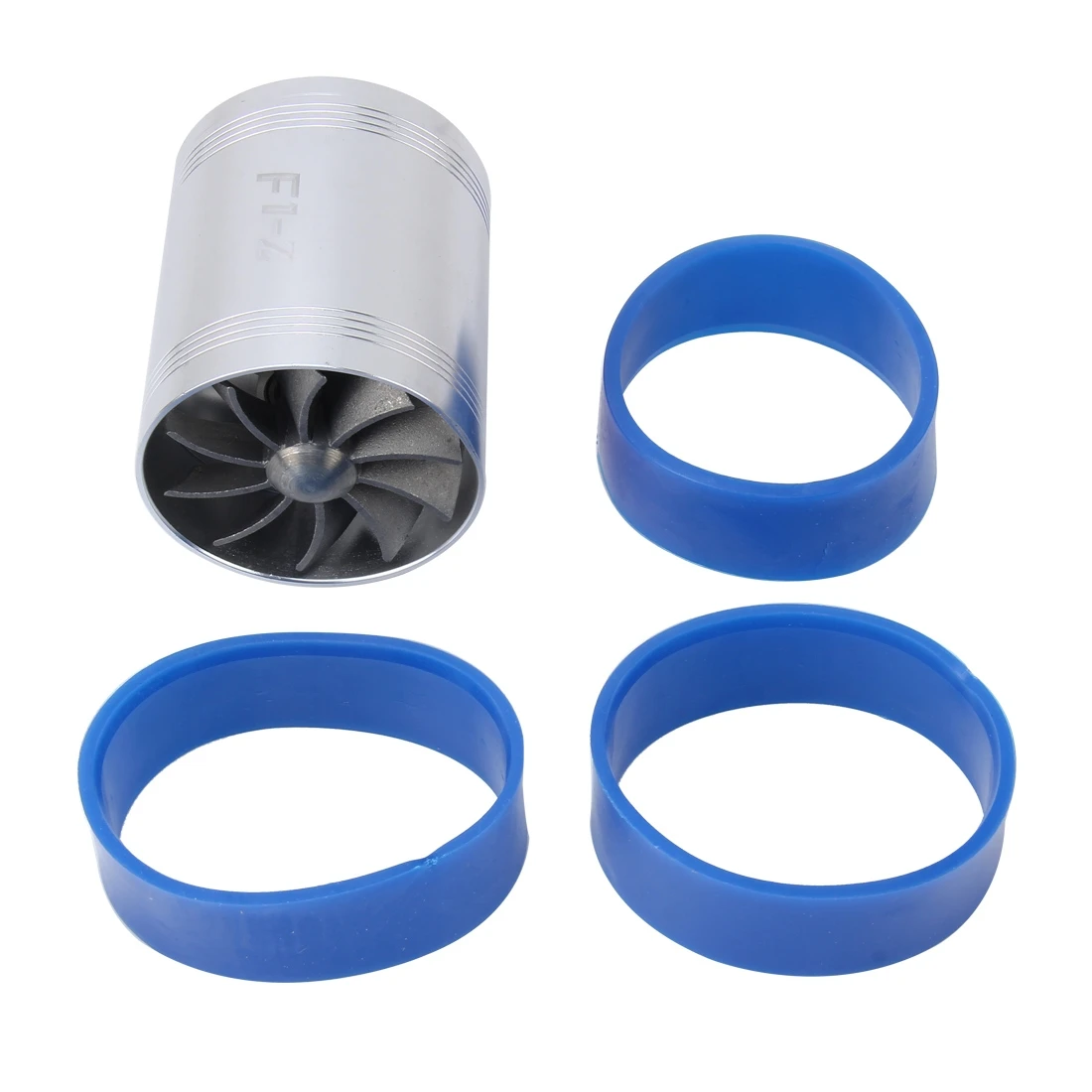 Universal Supercharger Dual Double Turbine Air Intake Fuel Saver