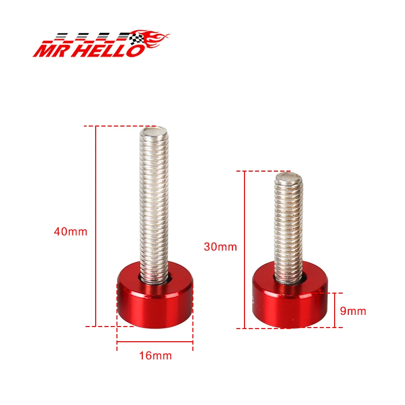 M6 6 Pcs/Pack JKdreamer Aluminum Fender Washers