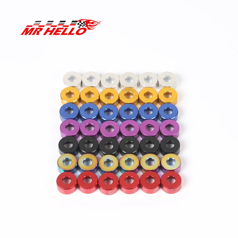 M6 6 Pcs/Pack JKdreamer Aluminum Fender Washers