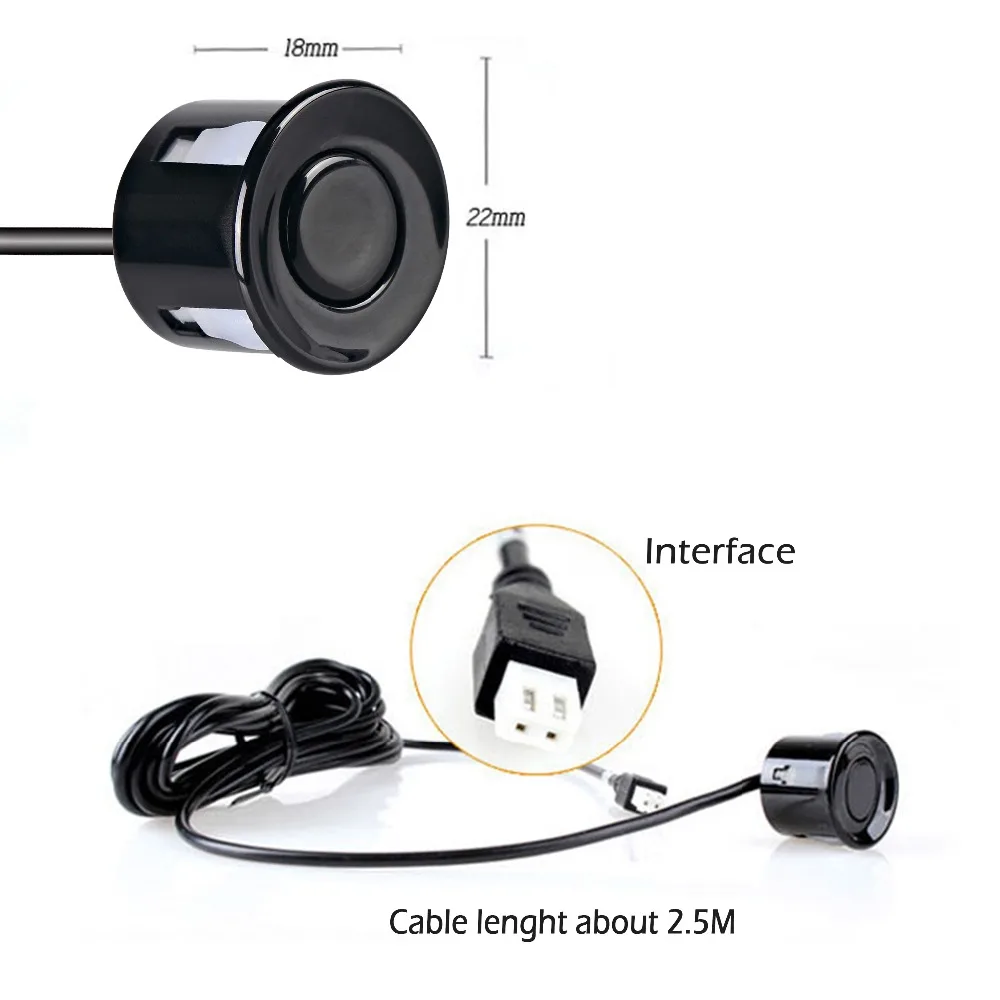 22mm Sensor Black Red White Silver Champagne Gold Color