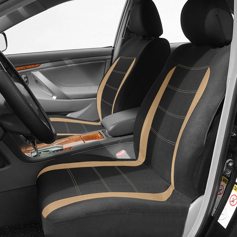AUTO PLUS Universal Fabric Car Seat Covers Fit For Most Cars AUTO PLUS Universal Fabric Car Seat Covers Fit For Most Cars