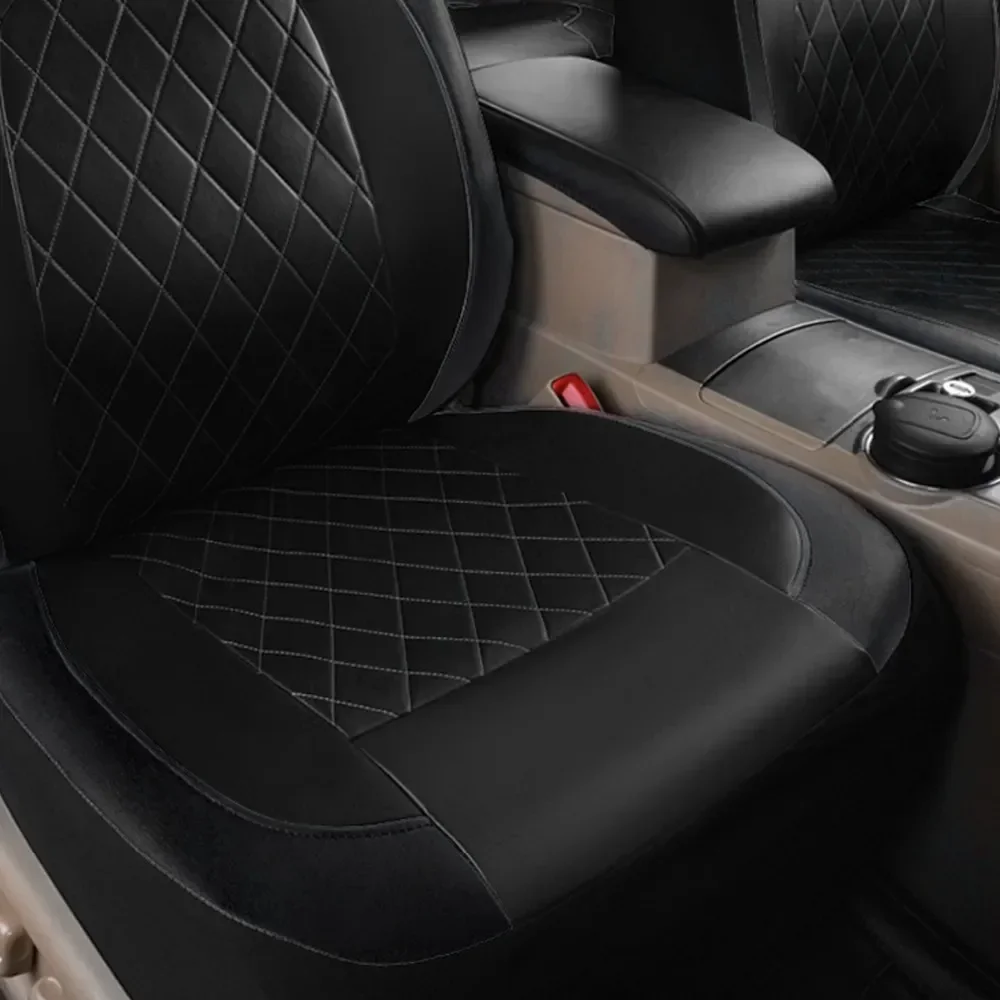 9pcs/Set Car Seat Cover PU Leather Full Set