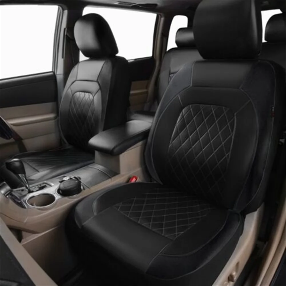 9pcs/Set Car Seat Cover PU Leather Full Set