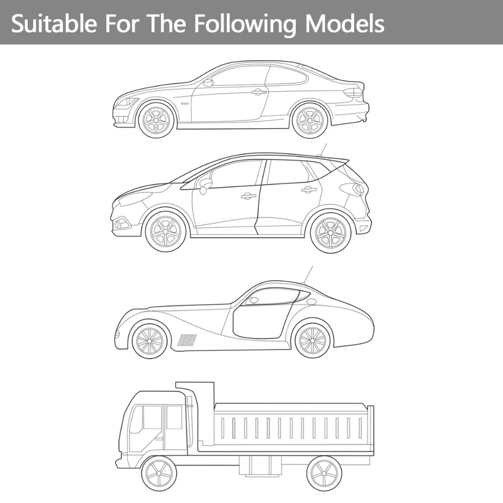 Full Surrounded Protector Pad Anti-Scratch Fit Sedan Suv Pick-up Truck