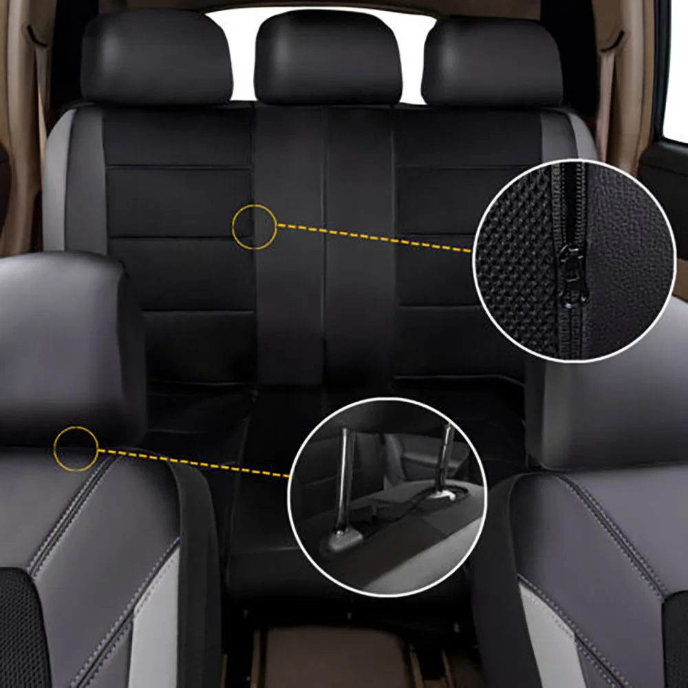 Full Protection Seat Pad for 5-Seater Cars Trucks