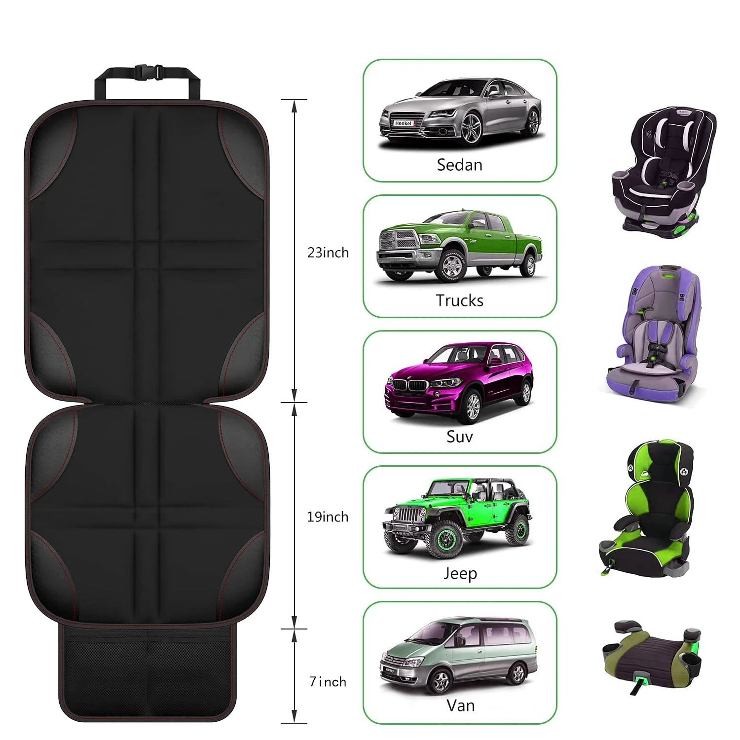 Car Seat Cover Oxford PU Leather Car Seat Cover Oxford PU Leather