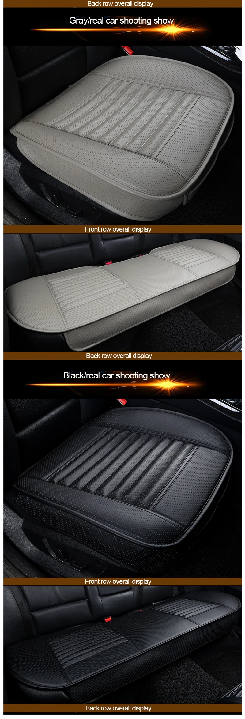 Universal Leather Car Seat Covers interior Automobiles Seats